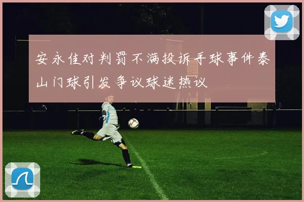 安永佳对判罚不满投诉手球事件泰山门球引发争议球迷热议